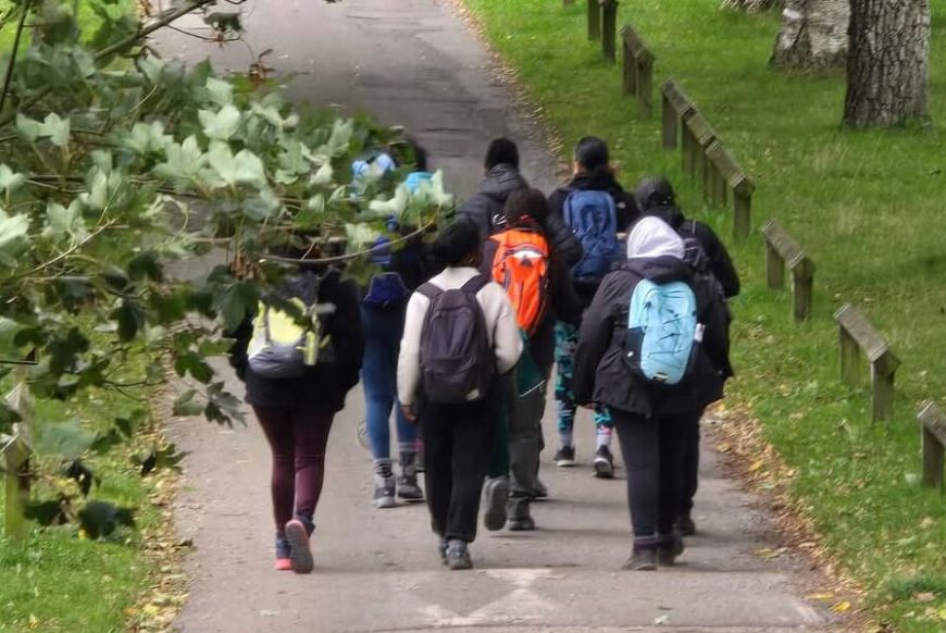Group of people walking